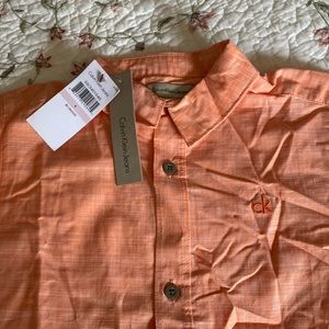 Brand new Calvin Klein dress shirt for boys- size 6